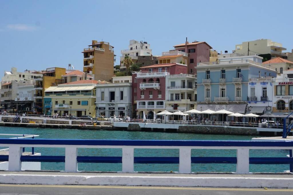 Urban Blue House Apartment Agios Nikolaos  Luaran gambar